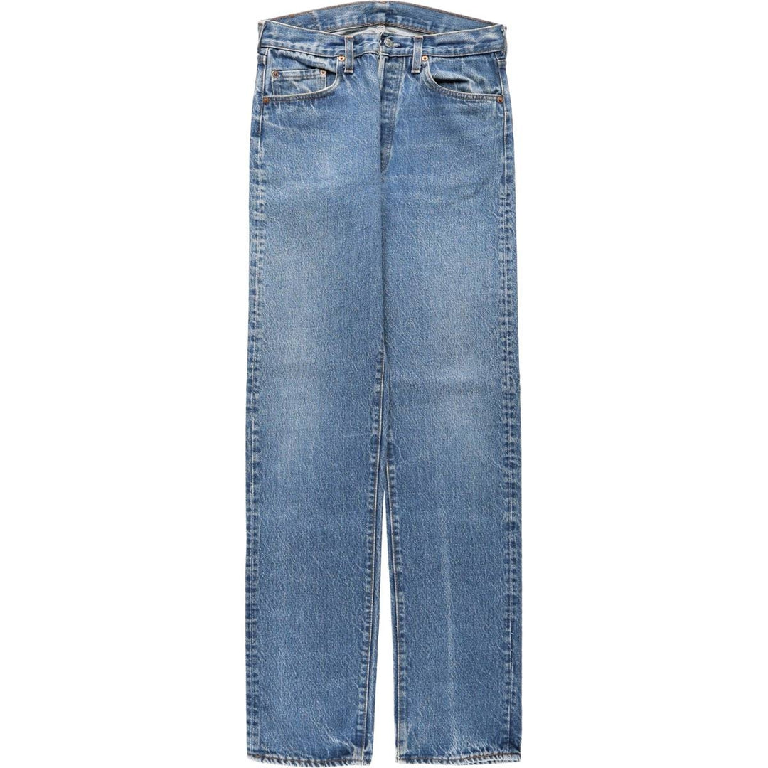 Levi's 501 0117 Straight Denim Pants, Men's W30 (approx.) unclear blue type Vintage Second Hand