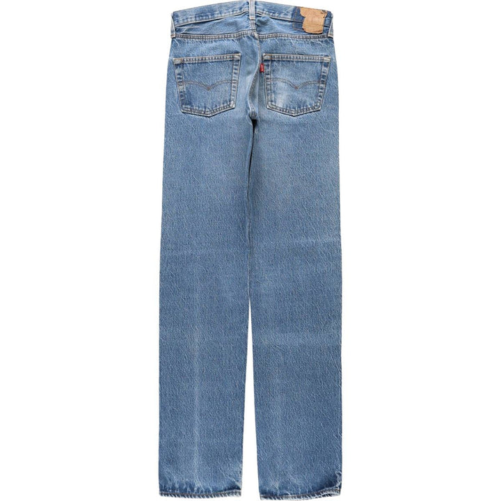 Levi's 501 0117 Straight Denim Pants, Men's W30 (approx.) unclear blue type Vintage Second Hand
