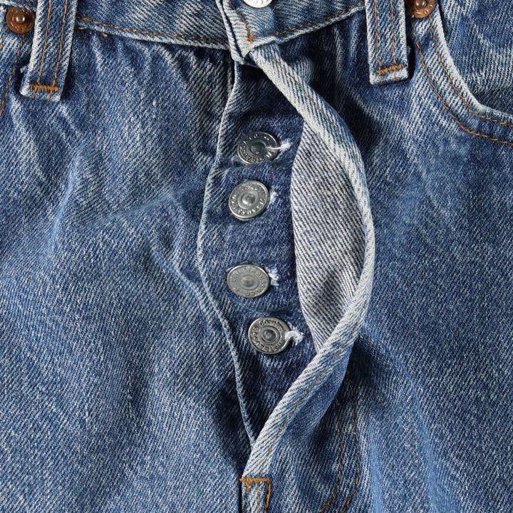 Levi's 501 0117 Straight Denim Pants, Men's W30 (approx.) unclear blue type Vintage Second Hand