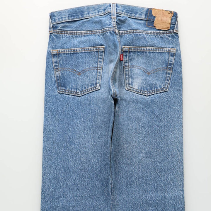 Levi's 501 0117 Straight Denim Pants, Men's W30 (approx.) unclear blue type Vintage Second Hand