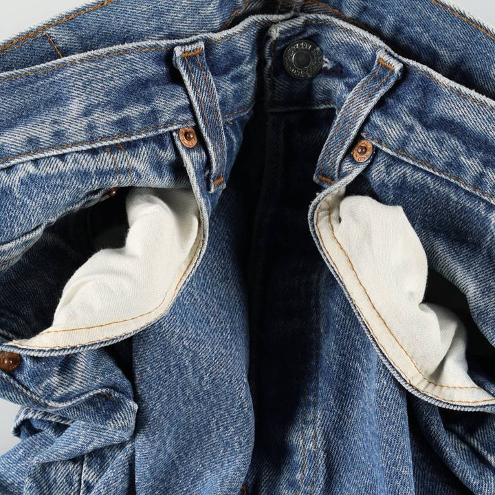 Levi's 501 0117 Straight Denim Pants, Men's W30 (approx.) unclear blue type Vintage Second Hand