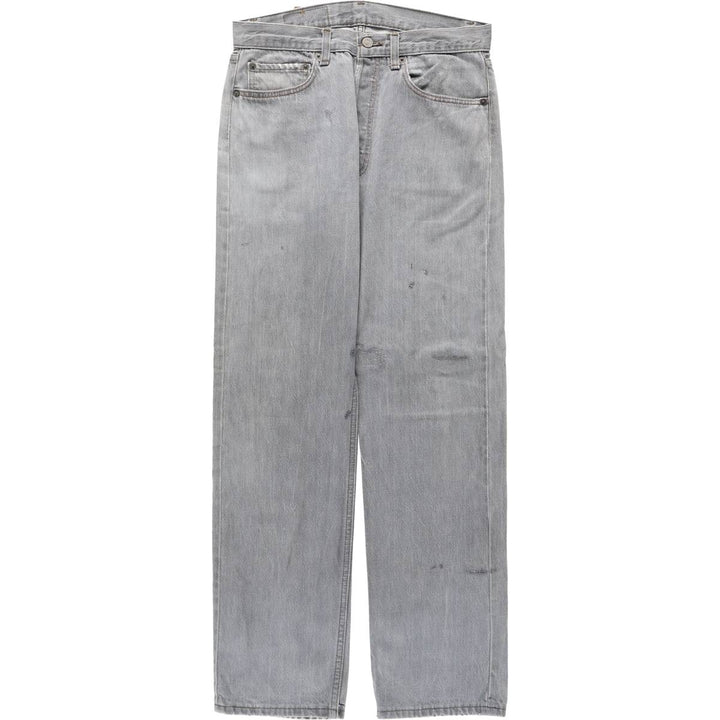 2000'S Levi's 501-0658 Straight Denim Pants, Men's Size W31 (approx.) unclear gray type Vintage Second Hand
