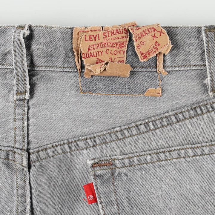 2000'S Levi's 501-0658 Straight Denim Pants, Men's Size W31 (approx.) unclear gray type Vintage Second Hand