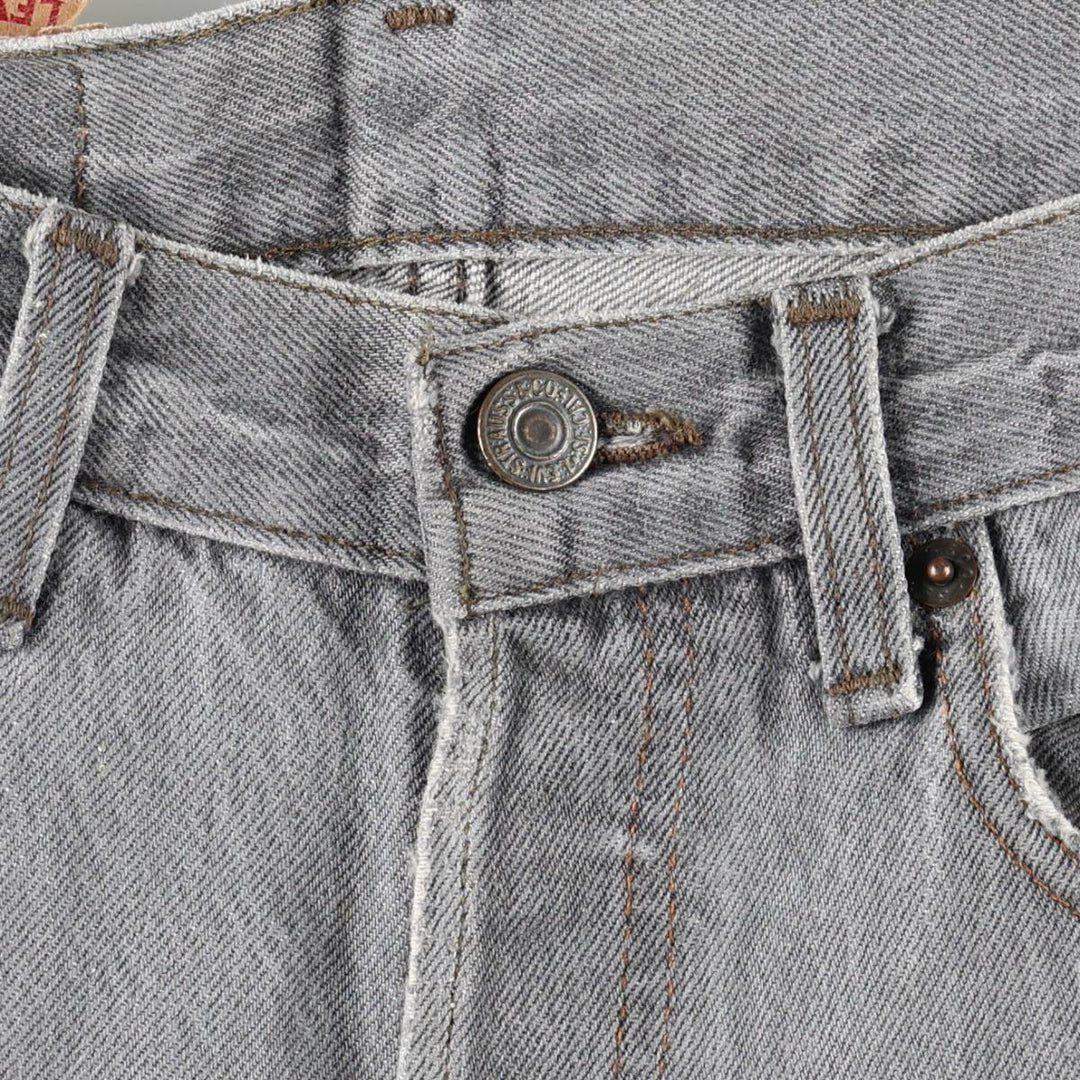 2000'S Levi's 501-0658 Straight Denim Pants, Men's Size W31 (approx.) unclear gray type Vintage Second Hand