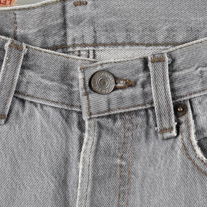 2000'S Levi's 501-0658 Straight Denim Pants, Men's Size W31 (approx.) unclear gray type Vintage Second Hand
