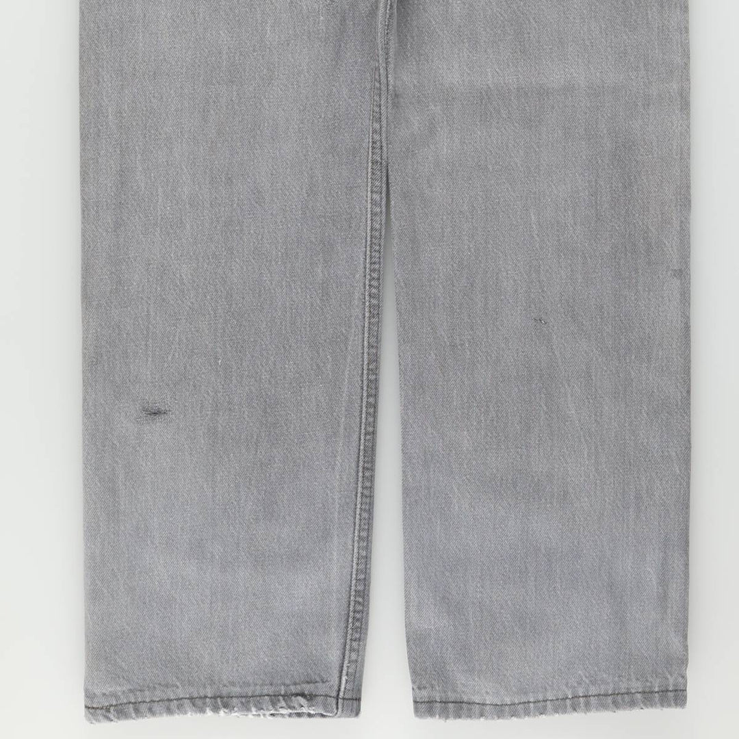 2000'S Levi's 501-0658 Straight Denim Pants, Men's Size W31 (approx.) unclear gray type Vintage Second Hand