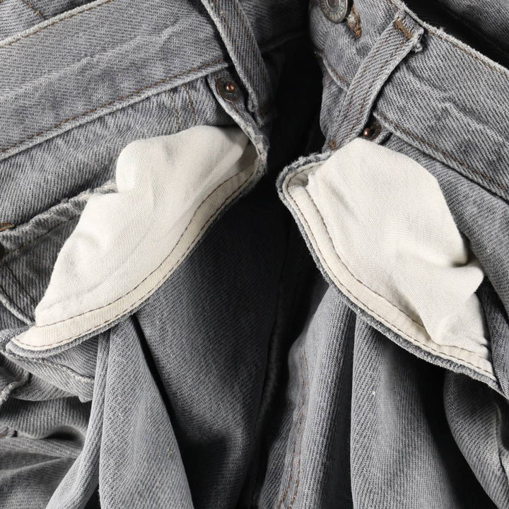 2000'S Levi's 501-0658 Straight Denim Pants, Men's Size W31 (approx.) unclear gray type Vintage Second Hand