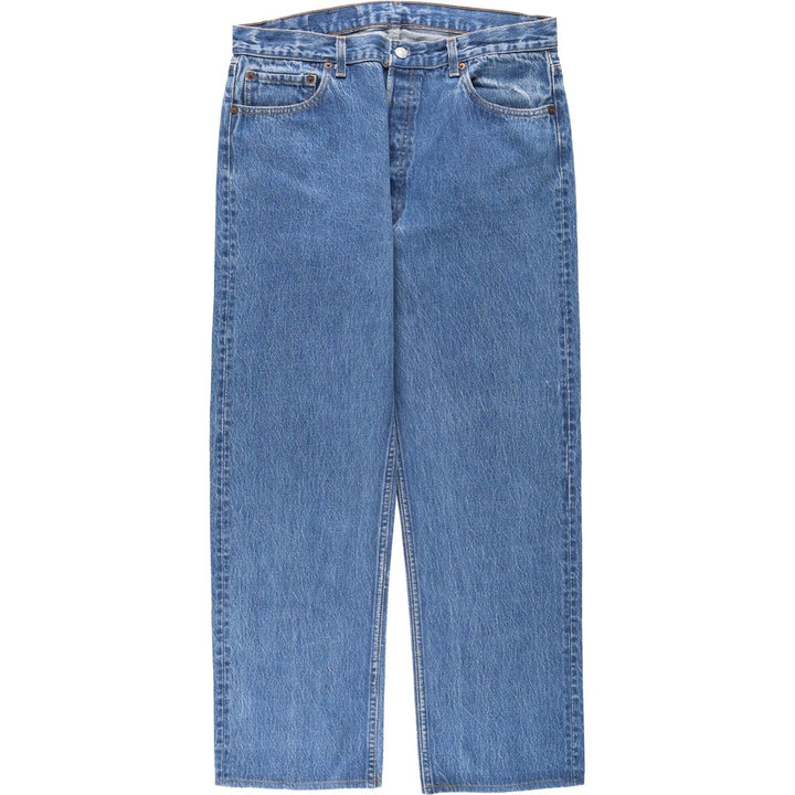 90s-00'S Levi's 501-0115 Straight Denim Pants, Made in USA, Men's W35 (approx.), Vintage cotton blue type Vintage Second Hand