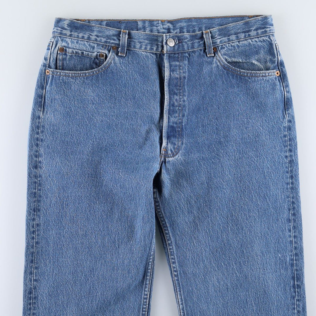 90s-00'S Levi's 501-0115 Straight Denim Pants, Made in USA, Men's W35 (approx.), Vintage cotton blue type Vintage Second Hand