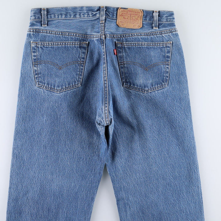 90s-00'S Levi's 501-0115 Straight Denim Pants, Made in USA, Men's W35 (approx.), Vintage cotton blue type Vintage Second Hand