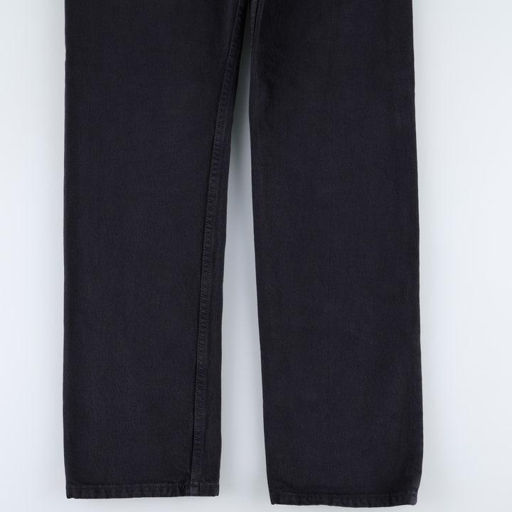 1990'S Levi's 501-0163 Black Denim Straight Leg Jeans, Made in USA, Men's Size W30 (approx.), Vintage cotton black type Vintage Second Hand