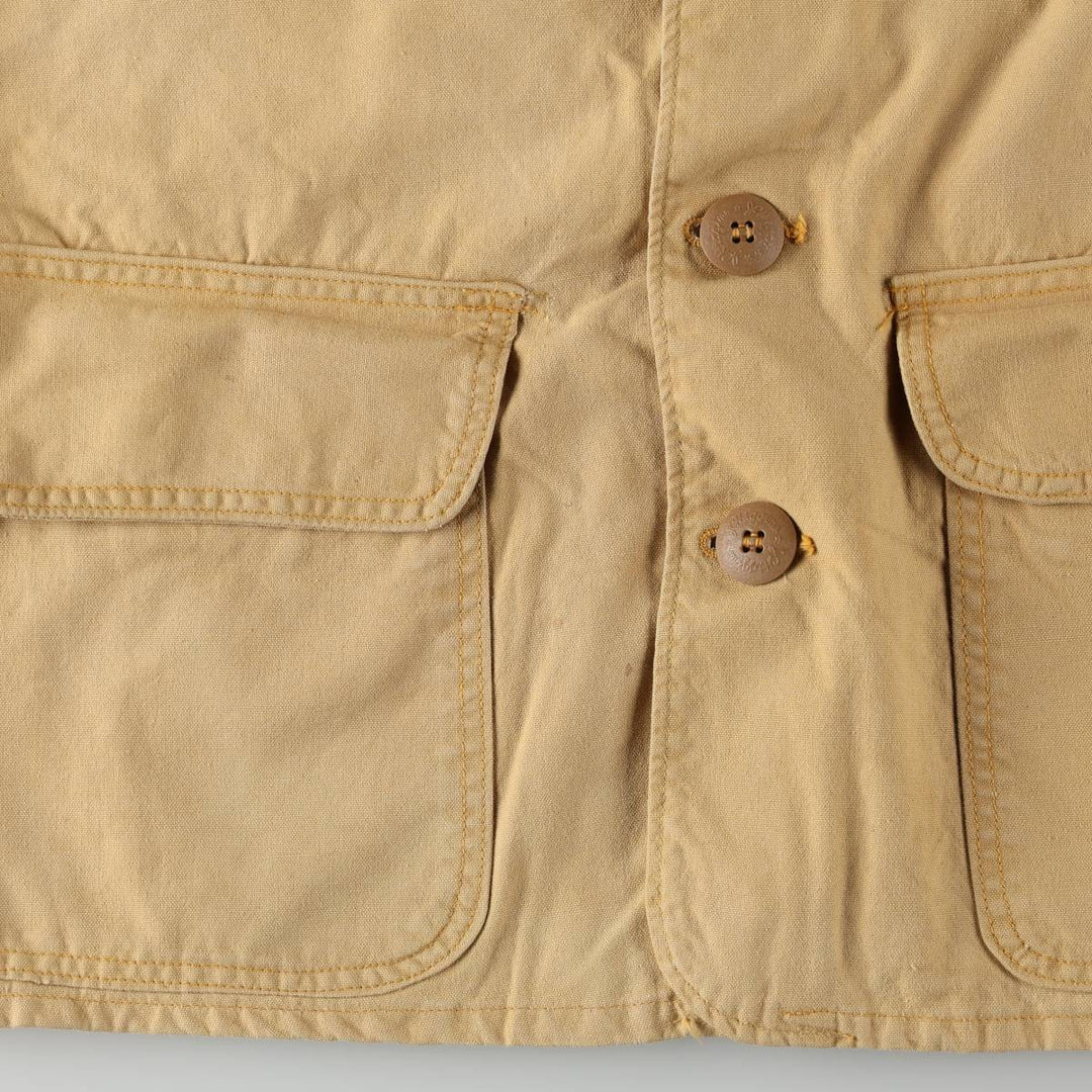 1950s-1960'S Sears JC Higgins Hunting Vest, Men's Size M (approx.), Vintage cotton Beige type Vintage Second Hand
