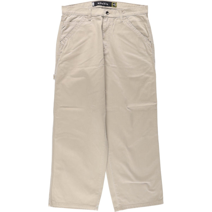 1990'S Levi's Silver Tab Khakis Chino Pants Painter Pants Men's W34 (approx.) Vintage cotton Beige type Vintage Second Hand