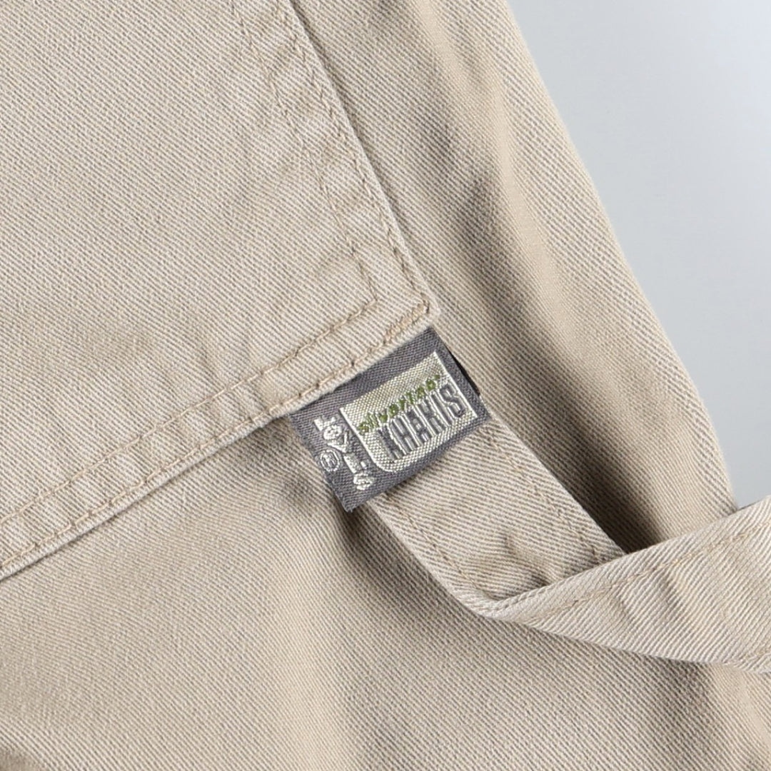 1990'S Levi's Silver Tab Khakis Chino Pants Painter Pants Men's W34 (approx.) Vintage cotton Beige type Vintage Second Hand