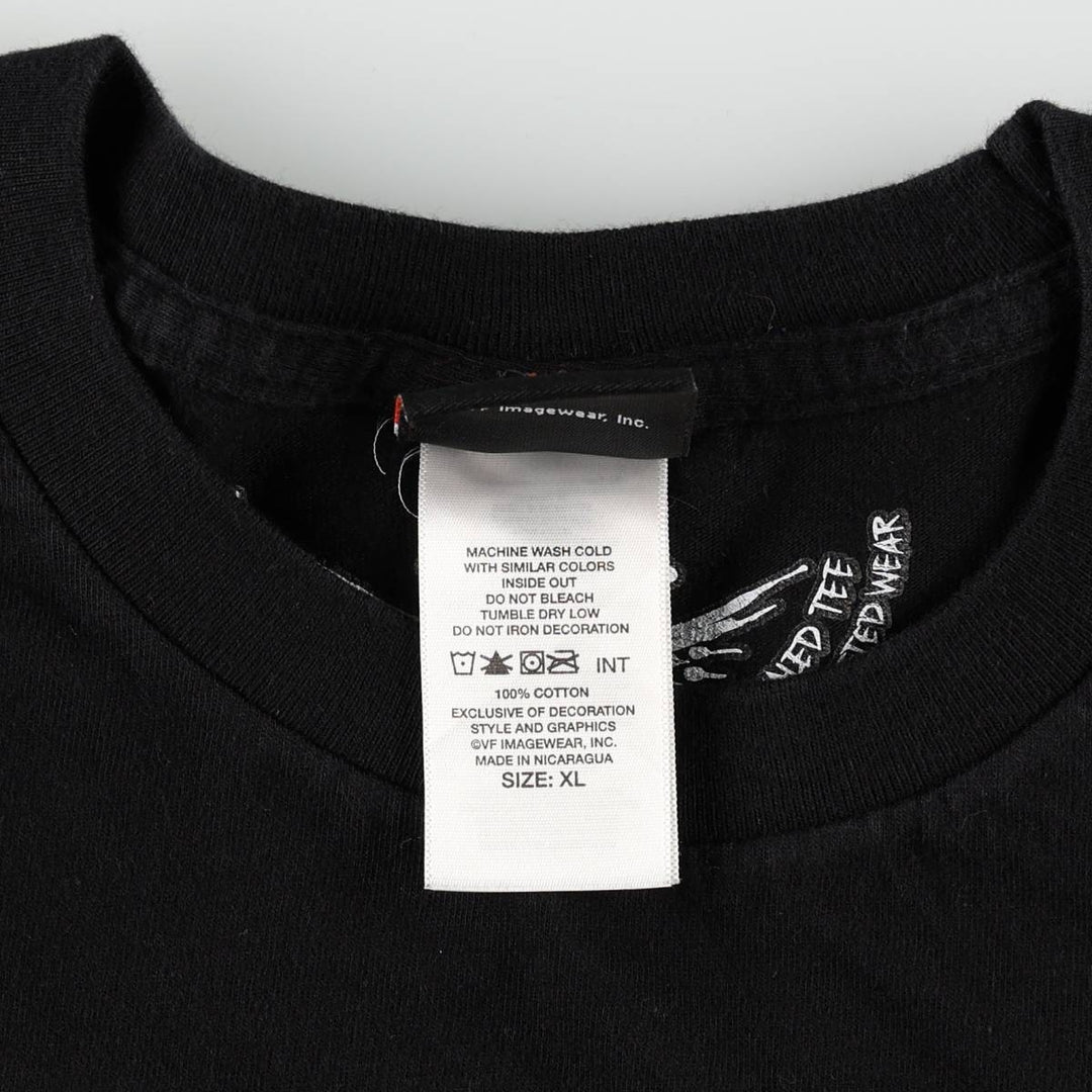 Harley-Davidson Motorcycle Bike T-shirt, Men's XL size cotton black type Vintage Second Hand