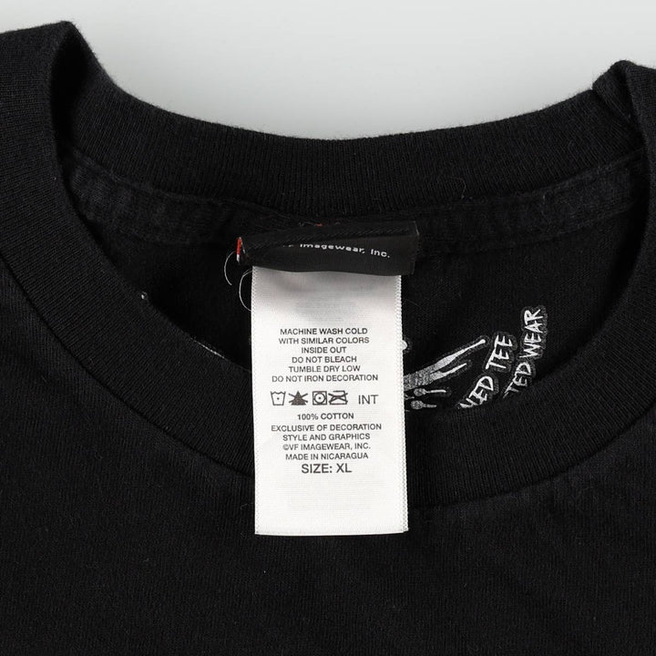 Harley-Davidson Motorcycle Bike T-shirt, Men's XL size cotton black type Vintage Second Hand