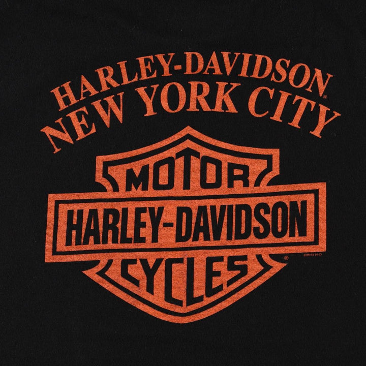 Harley-Davidson Motorcycle Bike T-shirt, Men's XL size cotton black type Vintage Second Hand