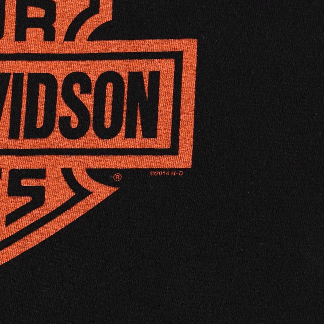 Harley-Davidson Motorcycle Bike T-shirt, Men's XL size cotton black type Vintage Second Hand