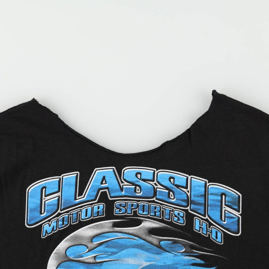 2000'S Harley-Davidson Cut-off Motorcycle T-Shirt, Men's Size L (approx.) unclear black type Vintage Second Hand