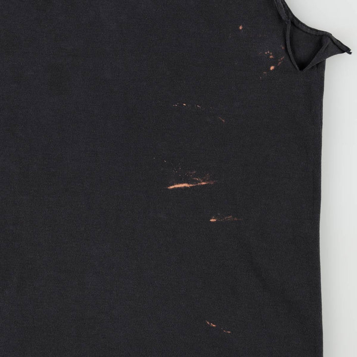Harley-Davidson Fire Pattern Sleeveless Motorcycle T-Shirt, Men's Size XL unclear black type Vintage Second Hand