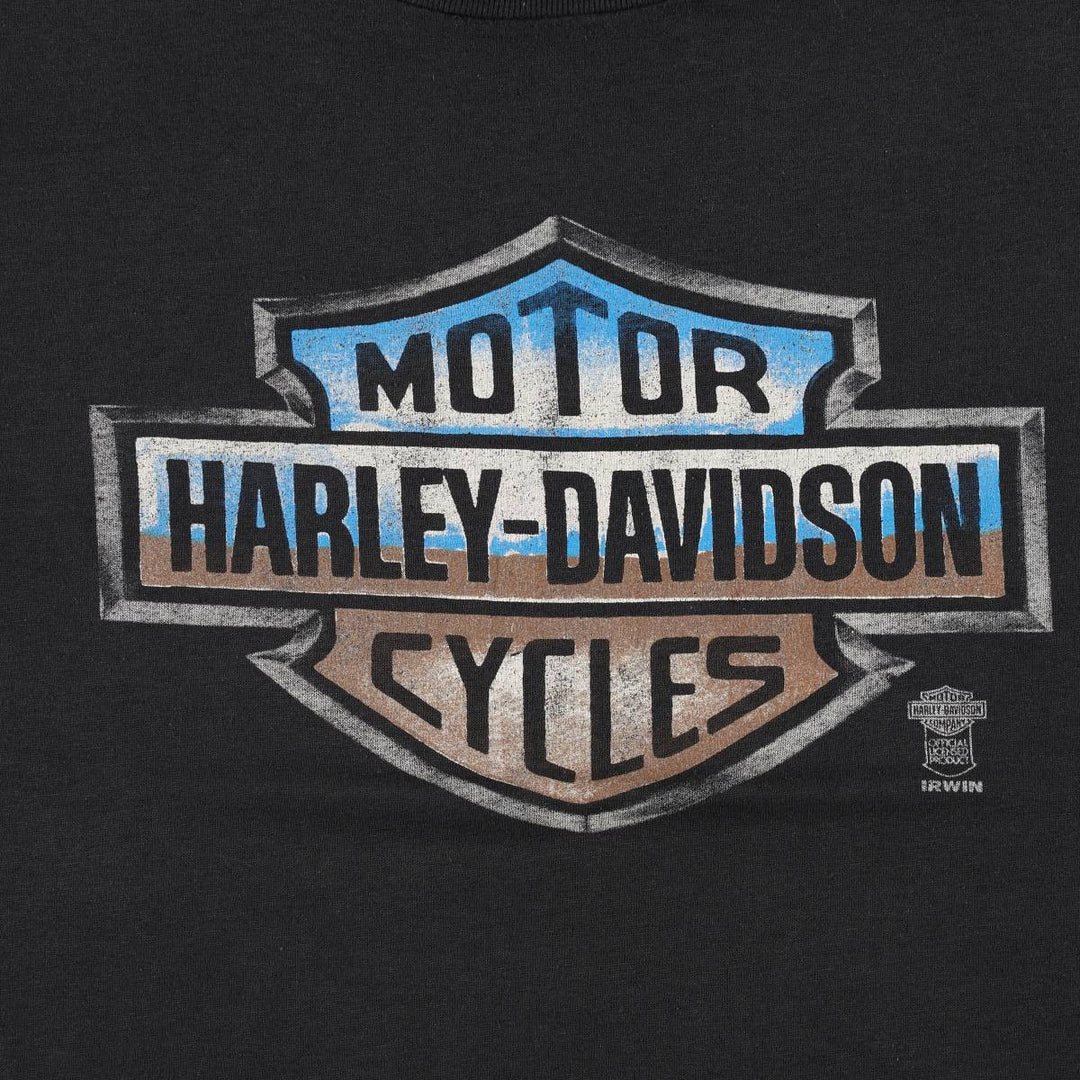 Harley-Davidson Motorcycle T-Shirt, Men's XXL (approx.), Vintage unclear black type Vintage Second Hand