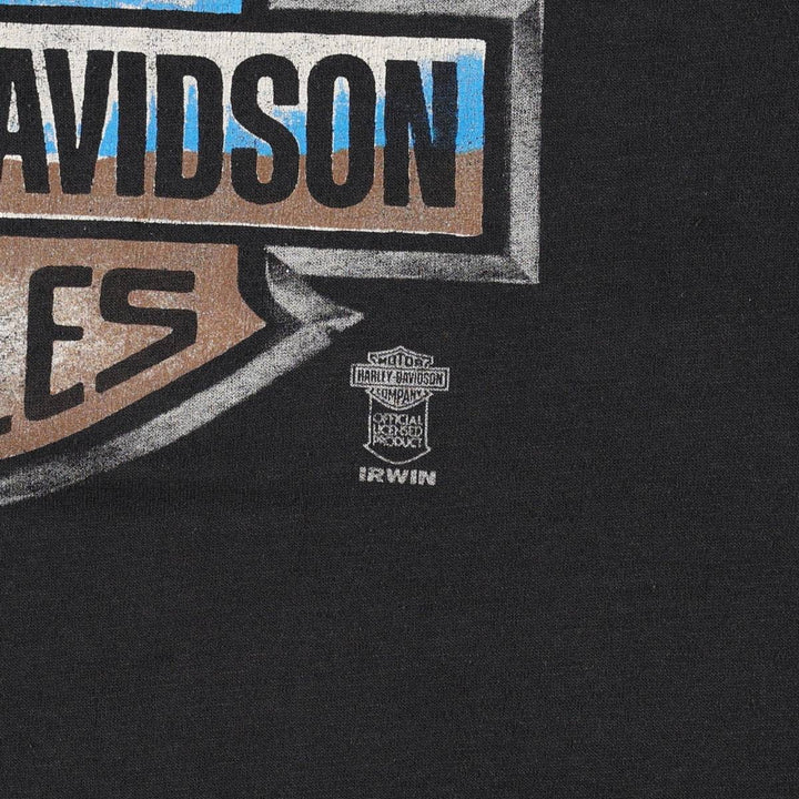 Harley-Davidson Motorcycle T-Shirt, Men's XXL (approx.), Vintage unclear black type Vintage Second Hand