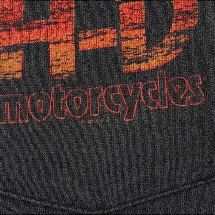 2000'S Harley-Davidson Fire Pattern Tribal Tank Top Motorcycle Bike T-Shirt Men's XL (approx.) unclear black type Vintage Second Hand
