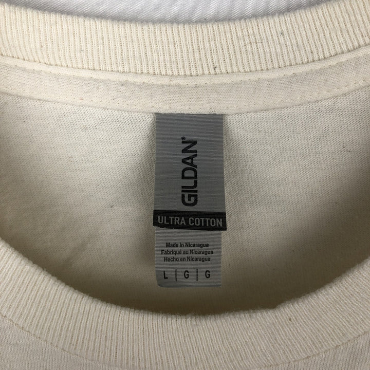 Gildan Bad Religion Long-Sleeve Band T-Shirt (Men's Size L) cotton Beige type Vintage Second Hand