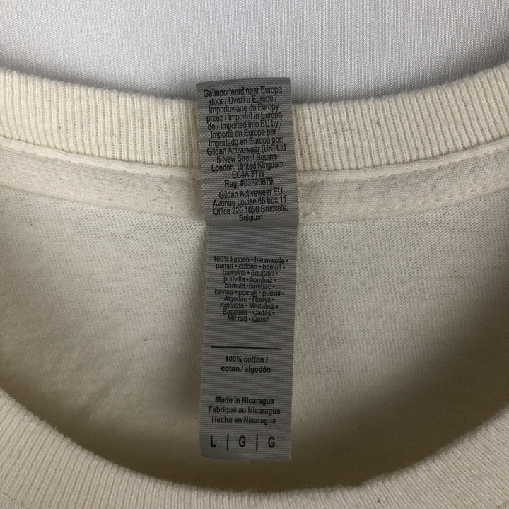 Gildan Bad Religion Long-Sleeve Band T-Shirt (Men's Size L) cotton Beige type Vintage Second Hand