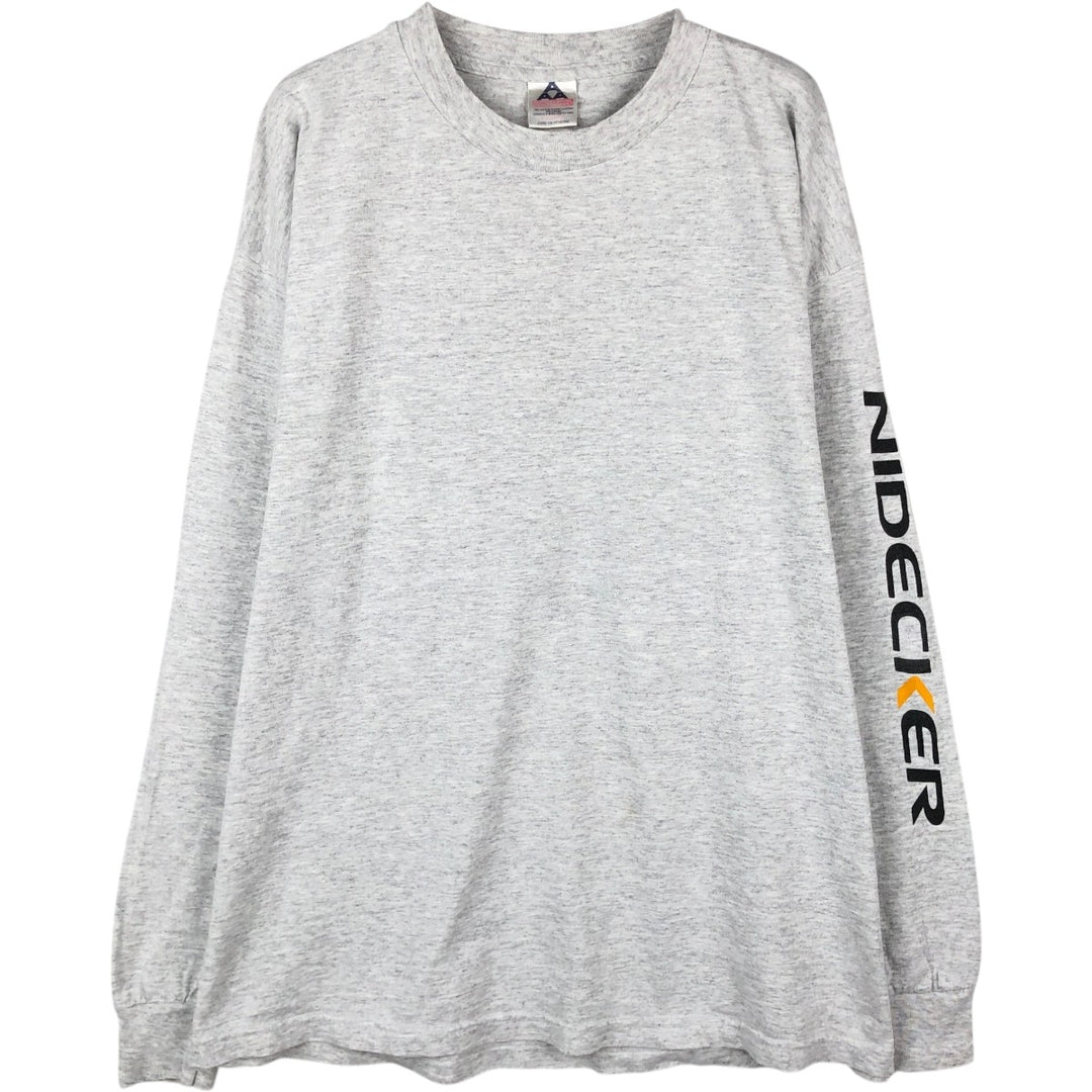 ALSTYLE Long-Sleeve T-Shirt (Men's XL equivalent) cotton pale white type Vintage Second Hand