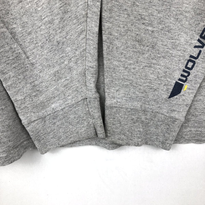 2000'S Nike Team Center Logo College Long-Sleeve T-Shirt (Men's XL equivalent) cotton gray type Vintage Second Hand