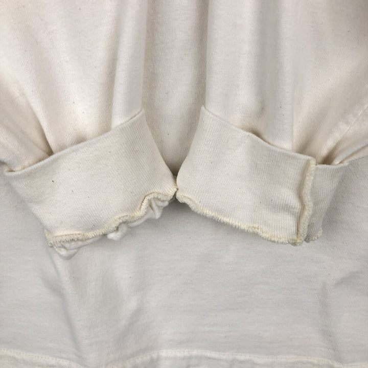 90'S Hanes BEEFY-T Animal Pattern Long-Sleeve T-Shirt, Made in USA, Men's Size M (Equivalent), Vintage cotton white type Vintage Second Hand