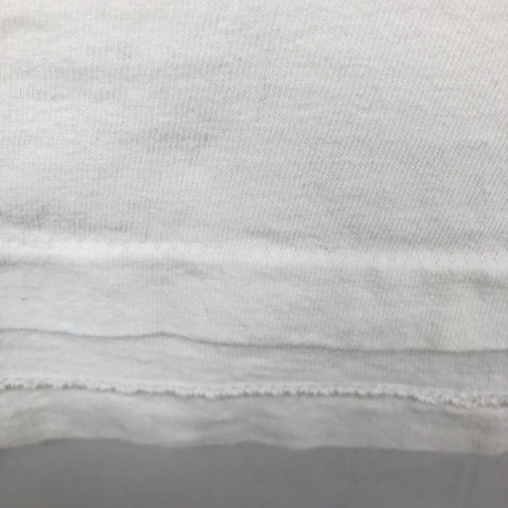 90'S Hanes BEEFY-T Long-Sleeve T-Shirt, Made in USA, Men's XL (approx.), Vintage cotton white type Vintage Second Hand