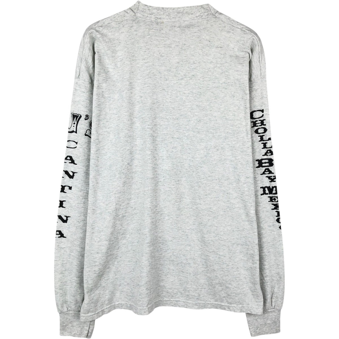 90'S Fruit of the Loom Best Long Sleeve T-Shirt, Made in USA, Men's XL, Vintage cotton white type Vintage Second Hand