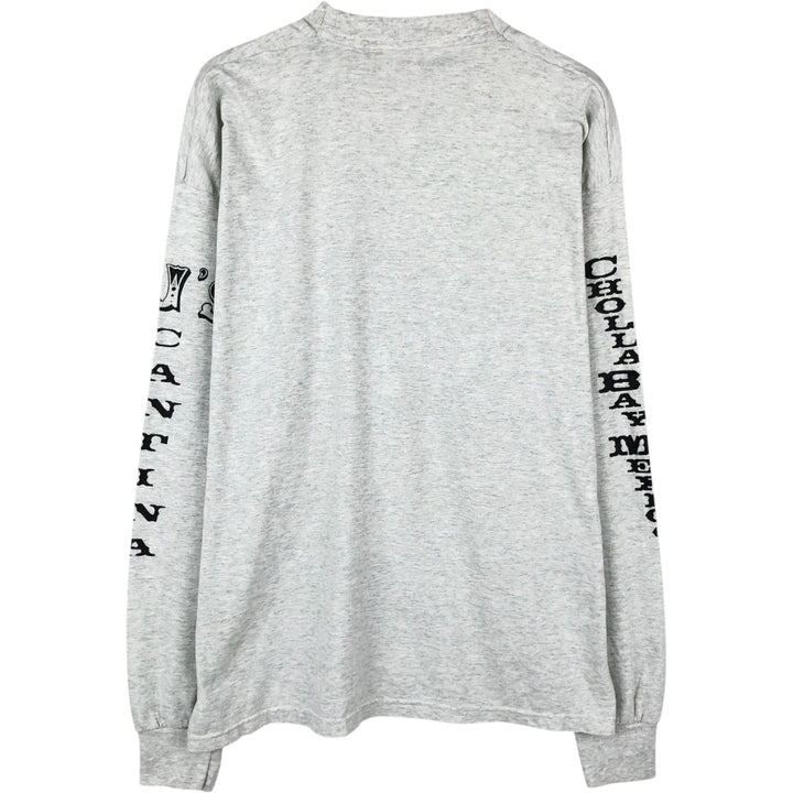 90'S Fruit of the Loom Best Long Sleeve T-Shirt, Made in USA, Men's XL, Vintage cotton white type Vintage Second Hand