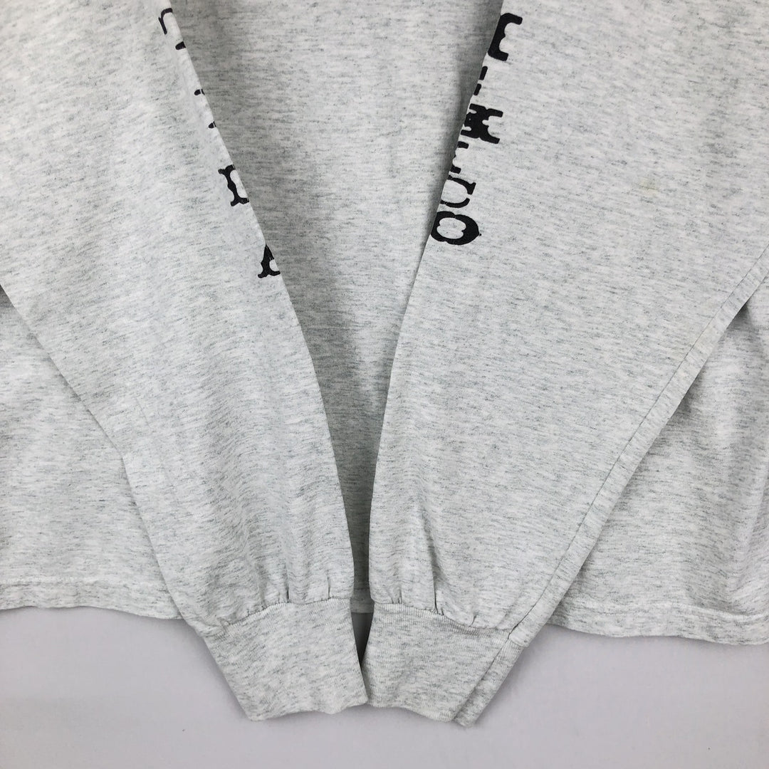 90'S Fruit of the Loom Best Long Sleeve T-Shirt, Made in USA, Men's XL, Vintage cotton white type Vintage Second Hand