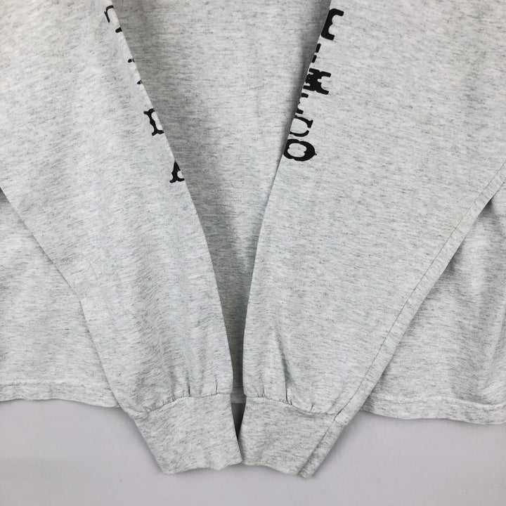 90'S Fruit of the Loom Best Long Sleeve T-Shirt, Made in USA, Men's XL, Vintage cotton white type Vintage Second Hand