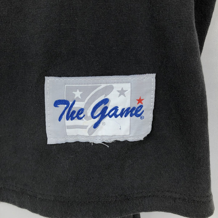 90'S THE GAME NFL NEW YORK JETS Long-Sleeve T-Shirt, Men's XL (approx.), Vintage cotton black type Vintage Second Hand