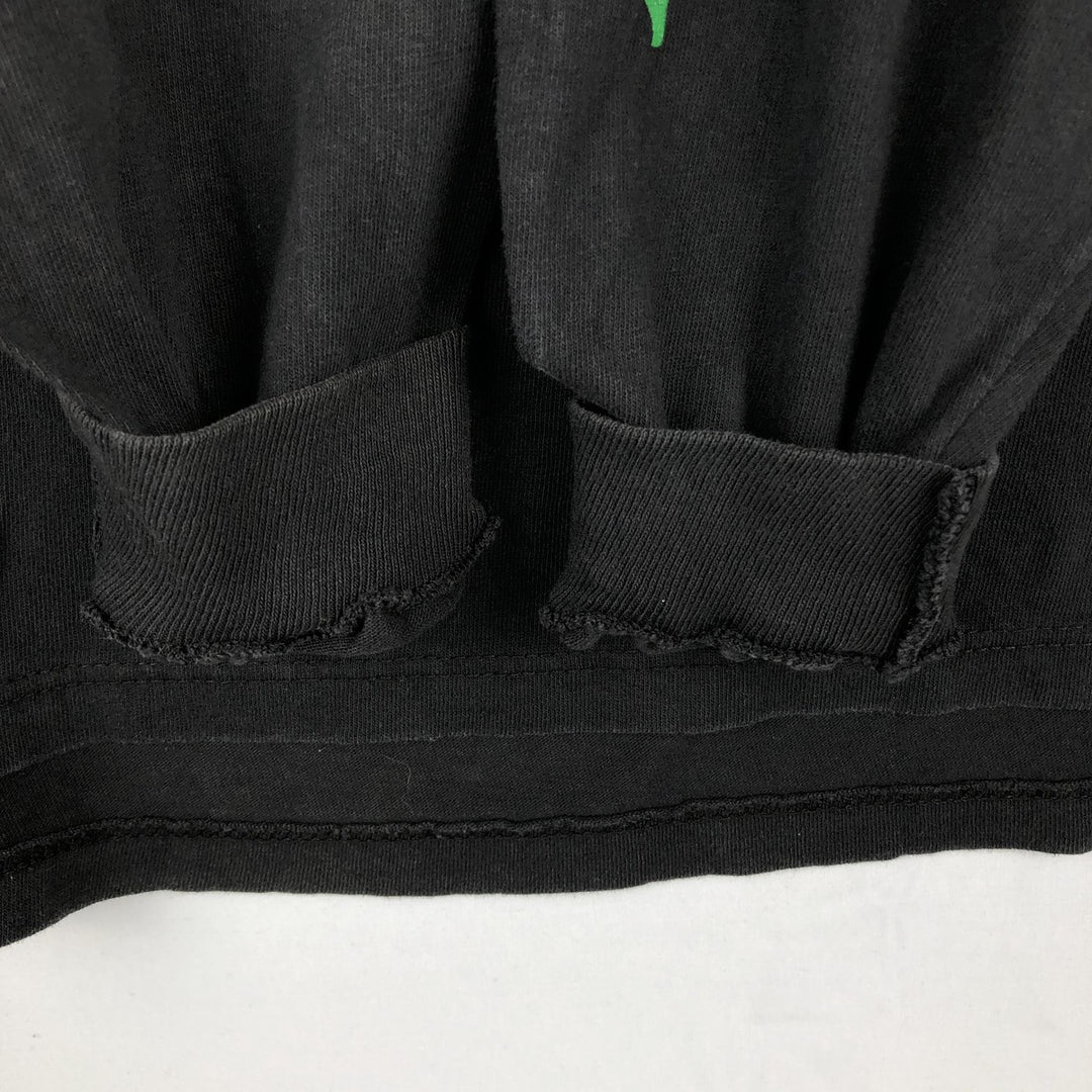 90'S THE GAME NFL NEW YORK JETS Long-Sleeve T-Shirt, Men's XL (approx.), Vintage cotton black type Vintage Second Hand