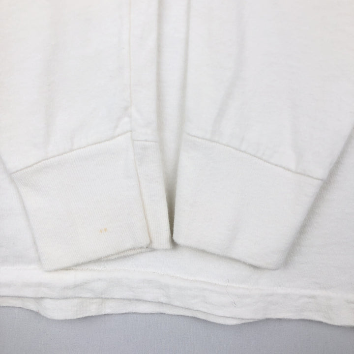 90'S ONEITA POWER-T Animal Pattern Long-Sleeve T-Shirt, Made in USA, Men's Size M (Equivalent), Vintage cotton white type Vintage Second Hand