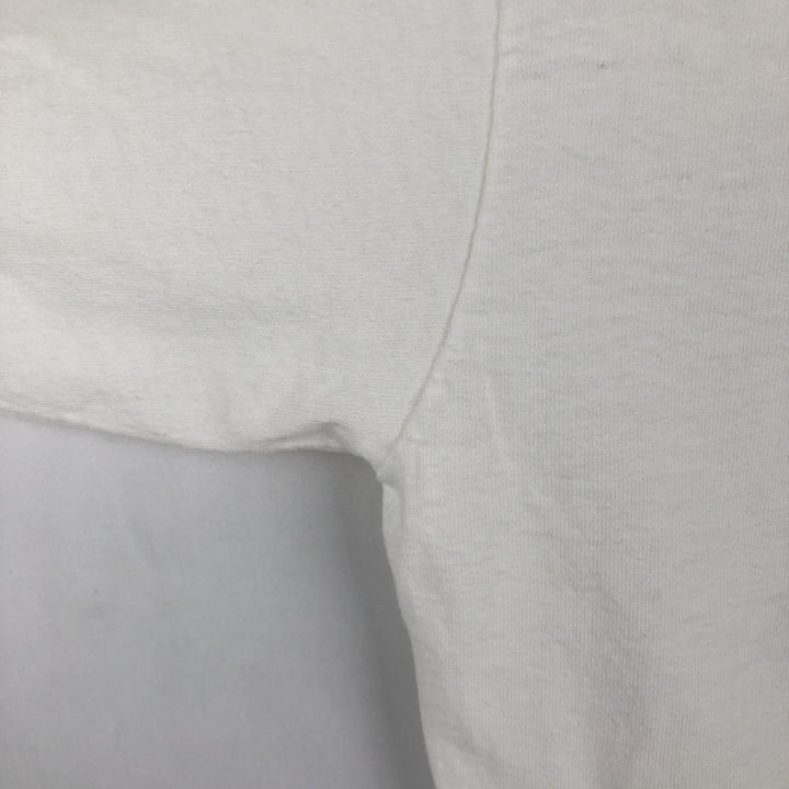90'S ONEITA POWER-T Animal Pattern Long-Sleeve T-Shirt, Made in USA, Men's Size M (Equivalent), Vintage cotton white type Vintage Second Hand