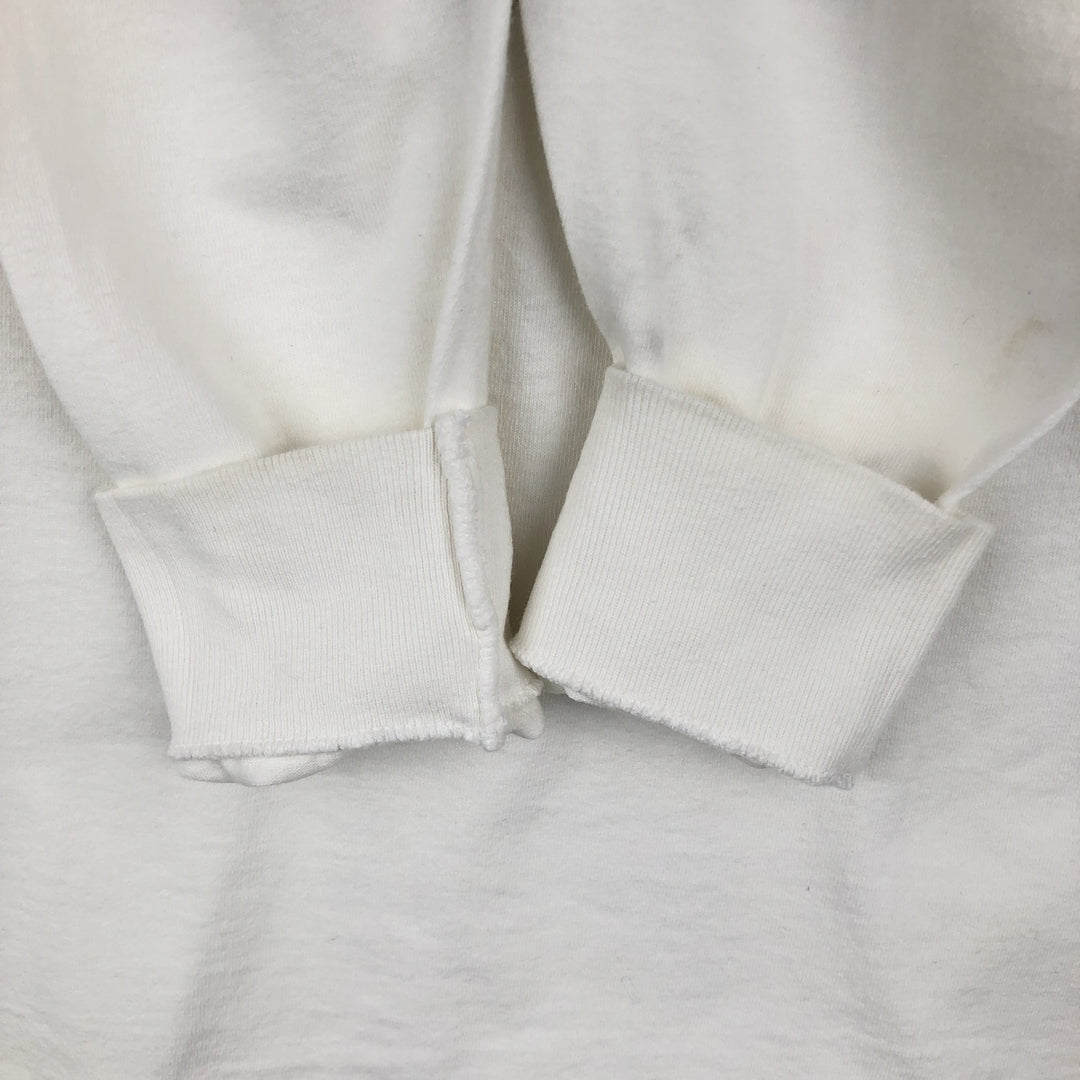 90'S ONEITA POWER-T Animal Pattern Long-Sleeve T-Shirt, Made in USA, Men's Size M (Equivalent), Vintage cotton white type Vintage Second Hand
