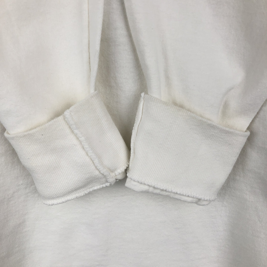 90'S ONEITA POWER-T Animal Pattern Long-Sleeve T-Shirt, Made in USA, Men's Size M (Equivalent), Vintage cotton white type Vintage Second Hand