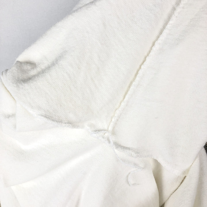 90'S ONEITA POWER-T Animal Pattern Long-Sleeve T-Shirt, Made in USA, Men's Size M (Equivalent), Vintage cotton white type Vintage Second Hand