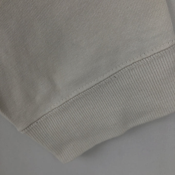 Border Pattern Animal Pattern Long-Sleeve T-Shirt (Men's Size L) cotton white type Vintage Second Hand