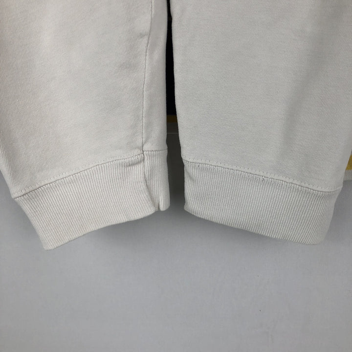 Border Pattern Animal Pattern Long-Sleeve T-Shirt (Men's Size L) cotton white type Vintage Second Hand