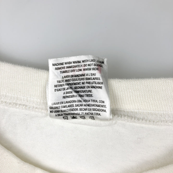 90s-00'S Adidas Long-Sleeve T-Shirt, Men's Size XL (Equivalent), Vintage cotton white type Vintage Second Hand
