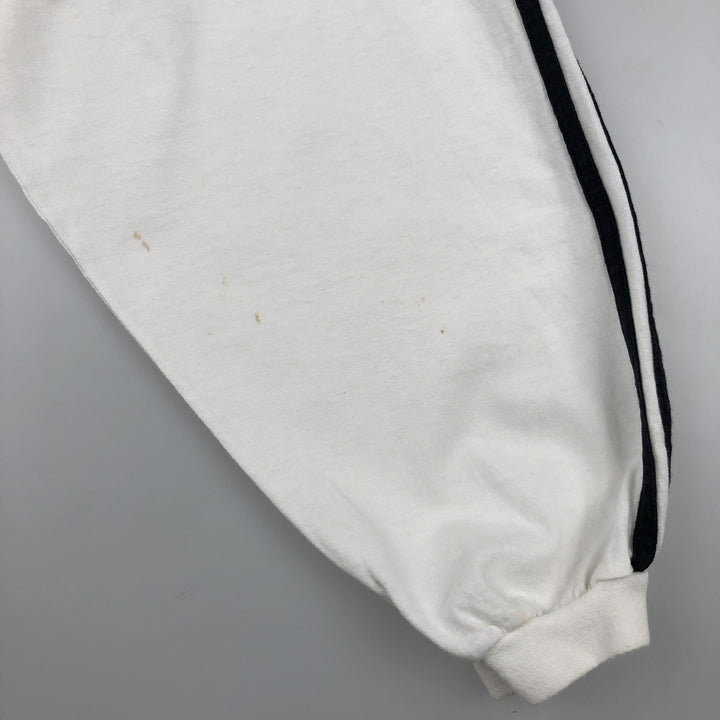 90s-00'S Adidas Long-Sleeve T-Shirt, Men's Size XL (Equivalent), Vintage cotton white type Vintage Second Hand