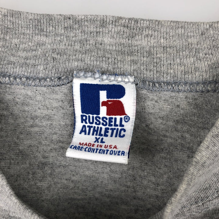 90'S Russell Penn State University College Long-Sleeve T-Shirt, Made in USA, Men's XL equivalent, Vintage cotton gray type Vintage Second Hand