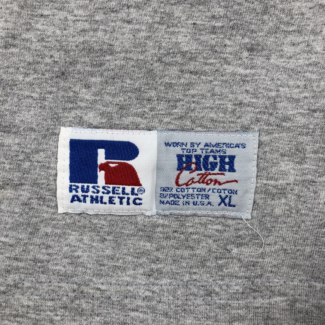 90'S Russell Penn State University College Long-Sleeve T-Shirt, Made in USA, Men's XL equivalent, Vintage cotton gray type Vintage Second Hand
